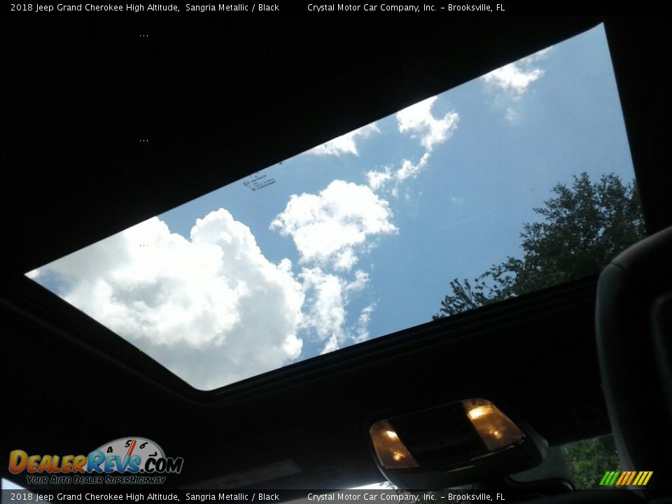 2018 Jeep Grand Cherokee High Altitude Sangria Metallic / Black Photo #17
