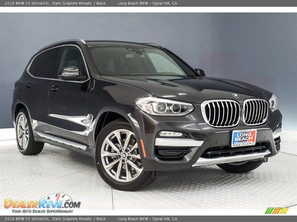 Front 3/4 View of 2019 BMW X3 sDrive30i Photo #12