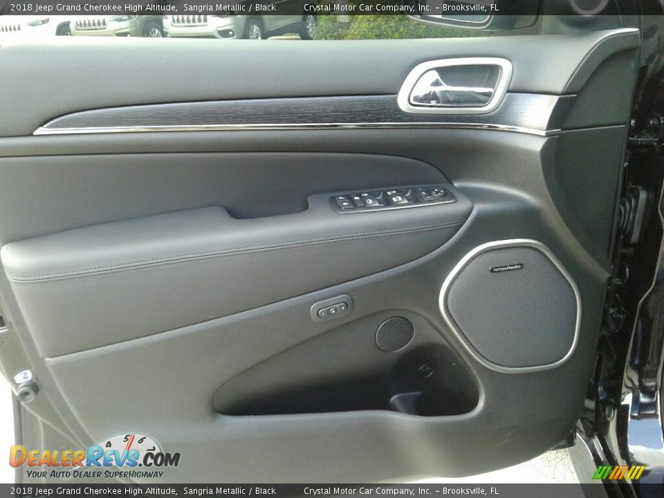 2018 Jeep Grand Cherokee High Altitude Sangria Metallic / Black Photo #19
