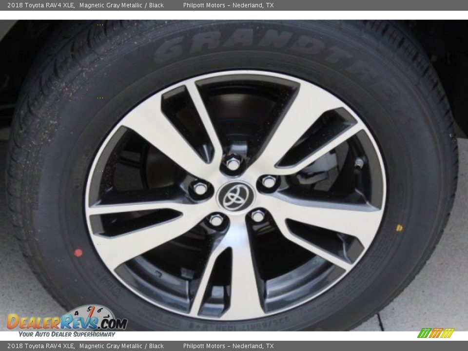 2018 Toyota RAV4 XLE Magnetic Gray Metallic / Black Photo #5