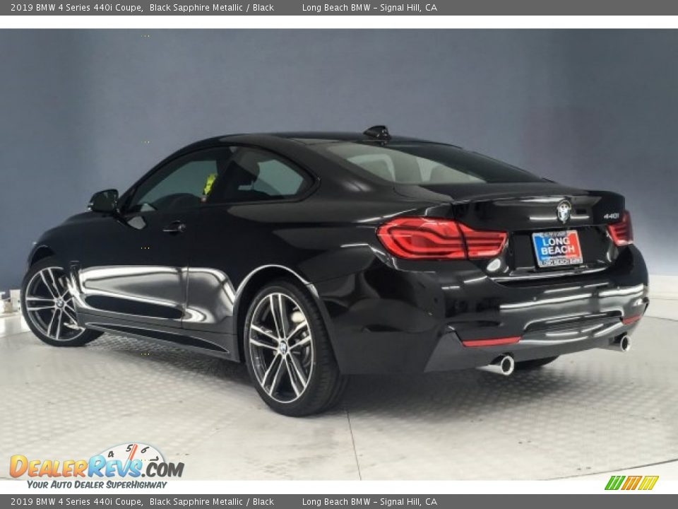 2019 BMW 4 Series 440i Coupe Black Sapphire Metallic / Black Photo #3