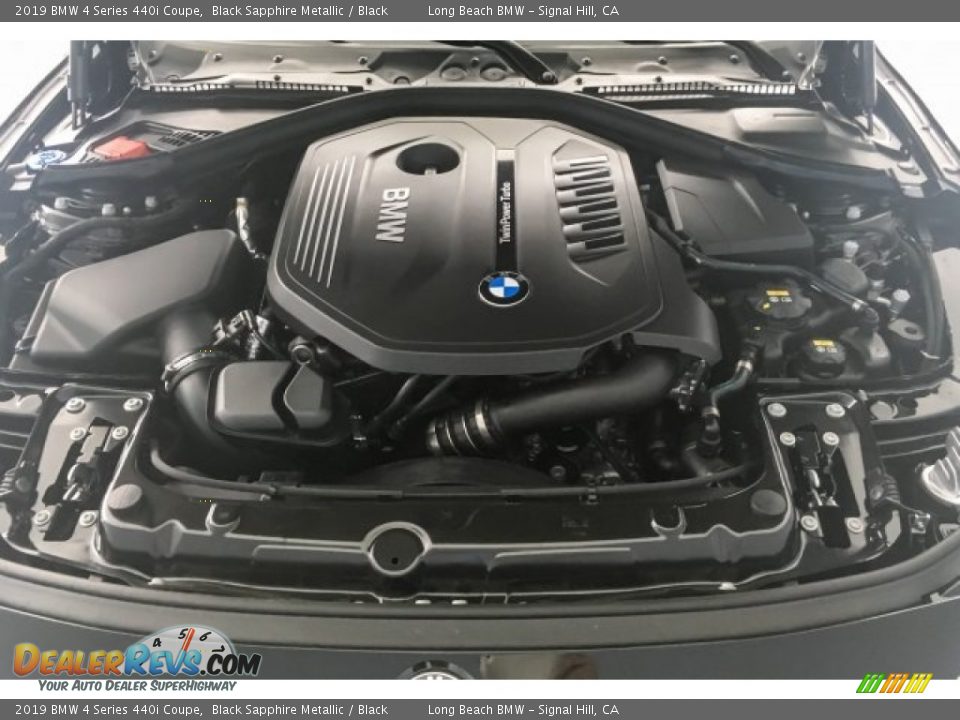 2019 BMW 4 Series 440i Coupe Black Sapphire Metallic / Black Photo #8