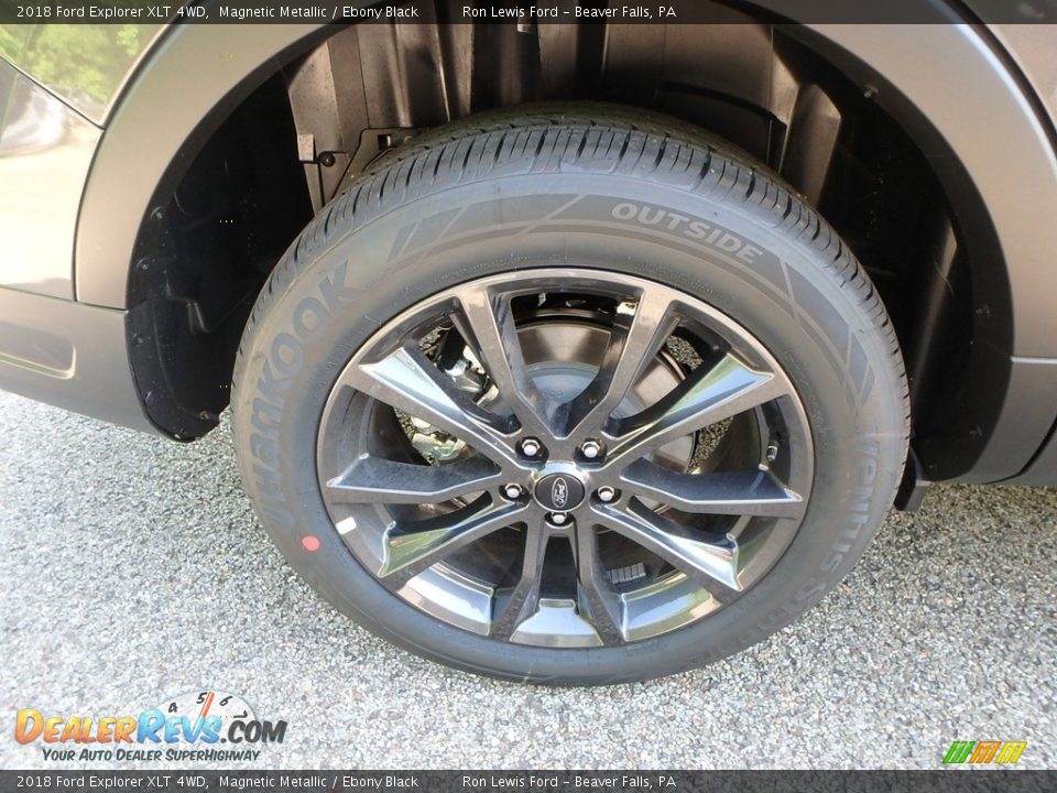 2018 Ford Explorer XLT 4WD Magnetic Metallic / Ebony Black Photo #2