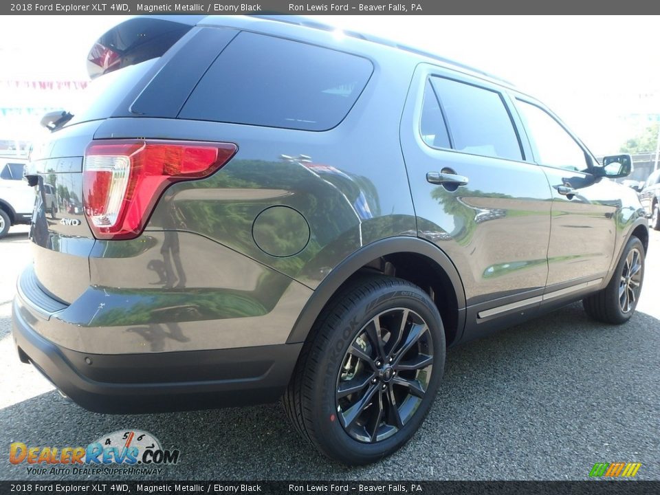 2018 Ford Explorer XLT 4WD Magnetic Metallic / Ebony Black Photo #3