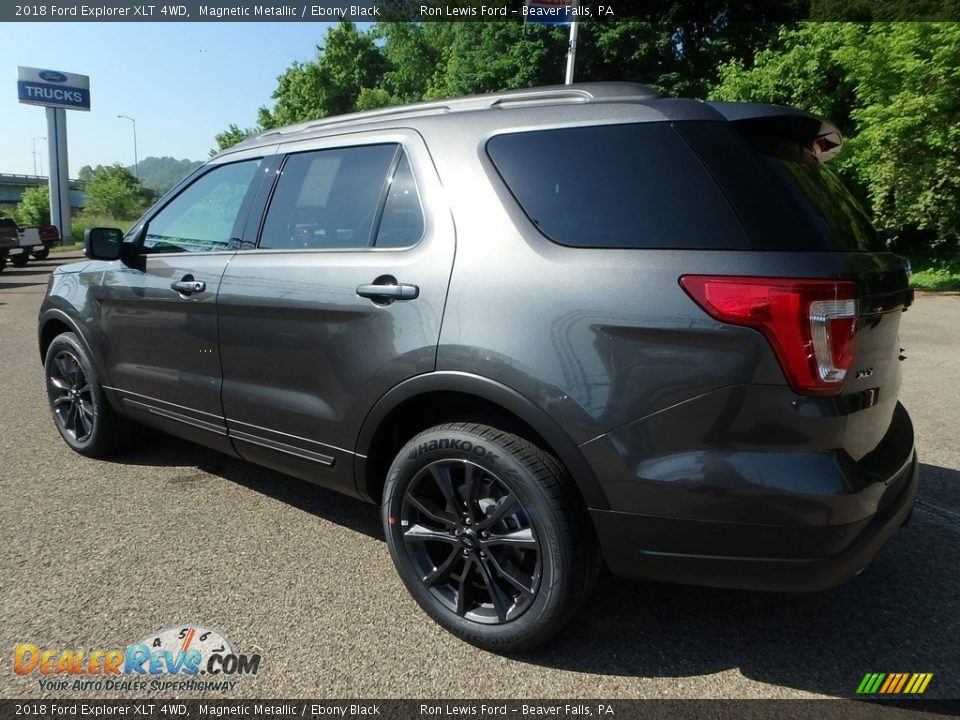 2018 Ford Explorer XLT 4WD Magnetic Metallic / Ebony Black Photo #5