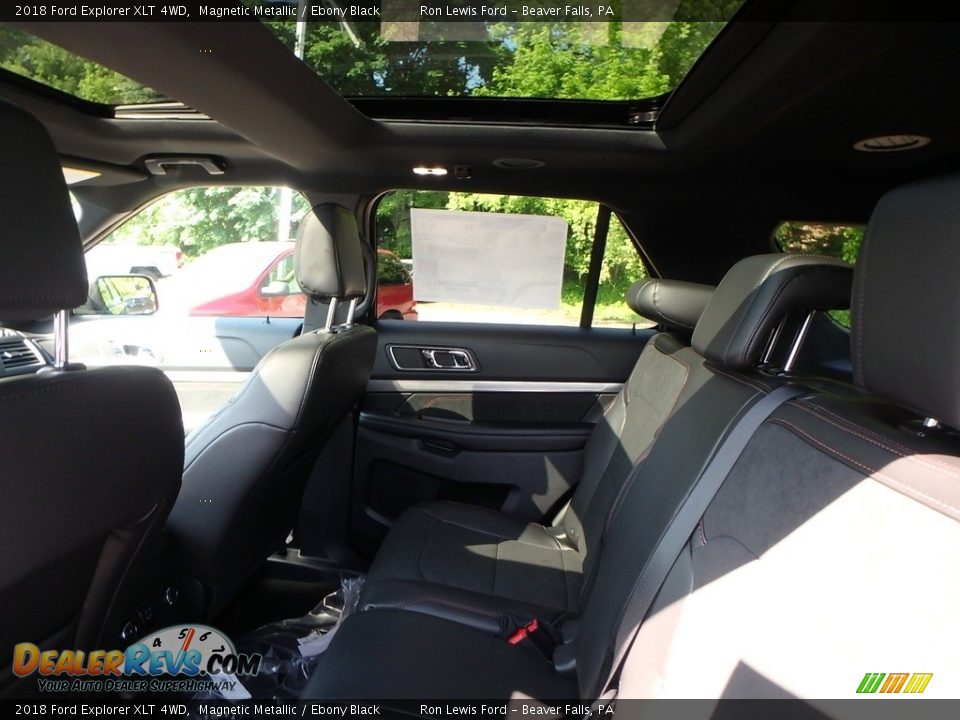 2018 Ford Explorer XLT 4WD Magnetic Metallic / Ebony Black Photo #11