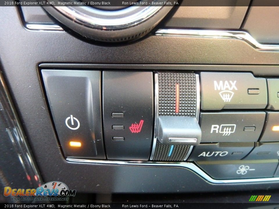 2018 Ford Explorer XLT 4WD Magnetic Metallic / Ebony Black Photo #18