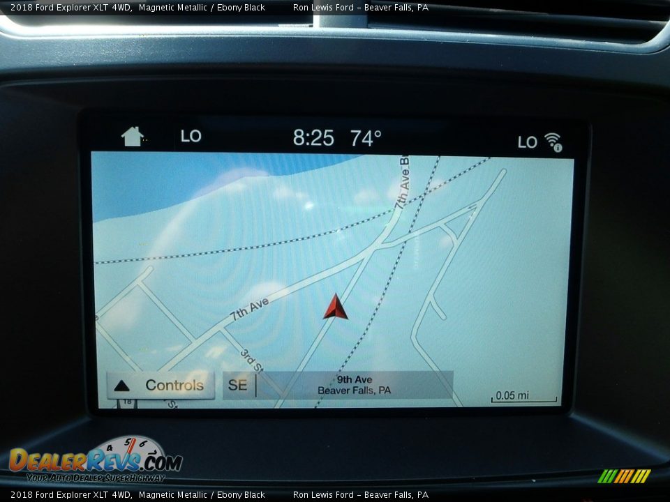 2018 Ford Explorer XLT 4WD Magnetic Metallic / Ebony Black Photo #19