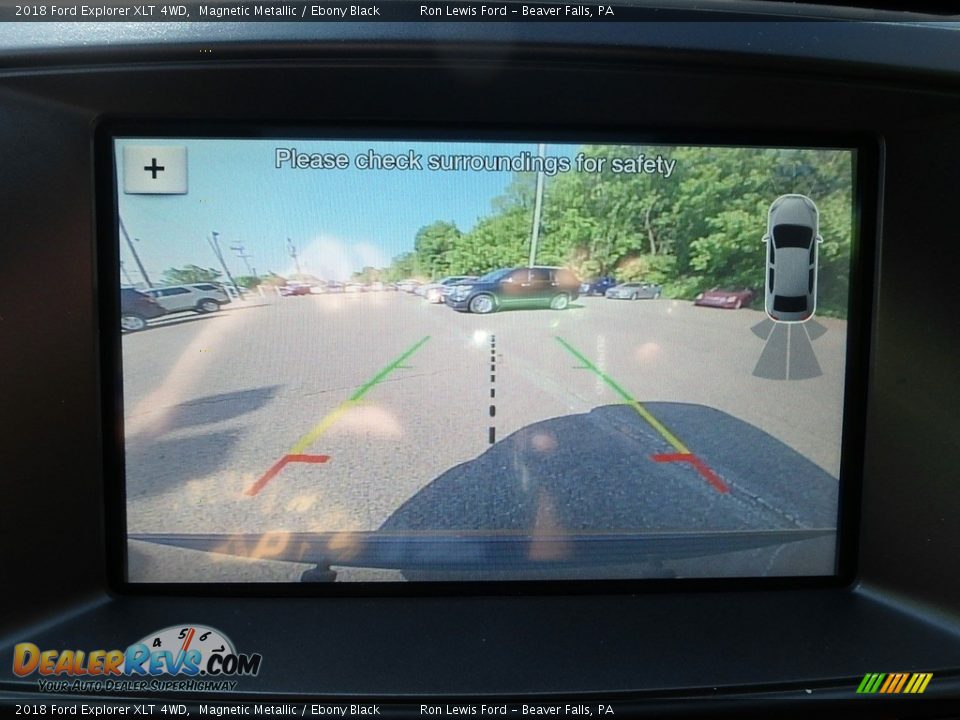 2018 Ford Explorer XLT 4WD Magnetic Metallic / Ebony Black Photo #20