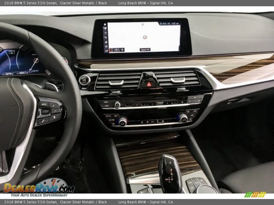 2018 BMW 5 Series 530i Sedan Glacier Silver Metallic / Black Photo #5