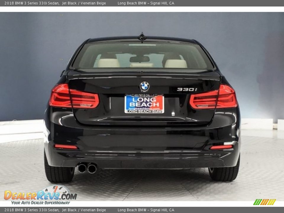 2018 BMW 3 Series 330i Sedan Jet Black / Venetian Beige Photo #3