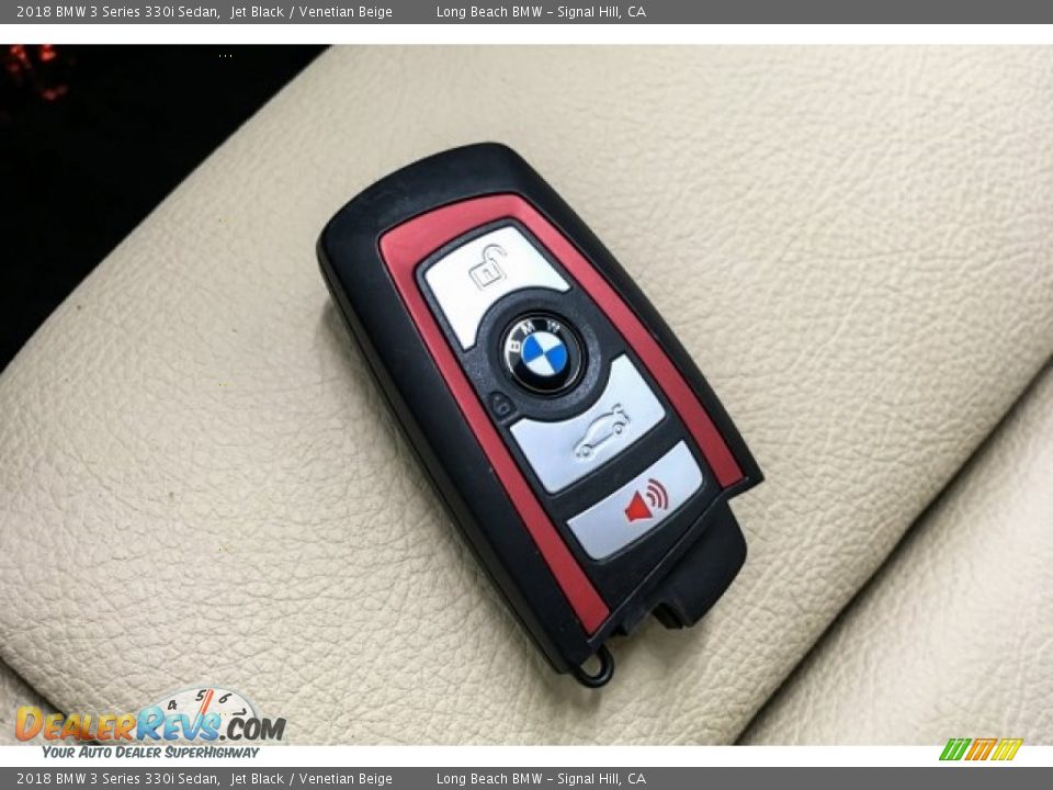2018 BMW 3 Series 330i Sedan Jet Black / Venetian Beige Photo #11