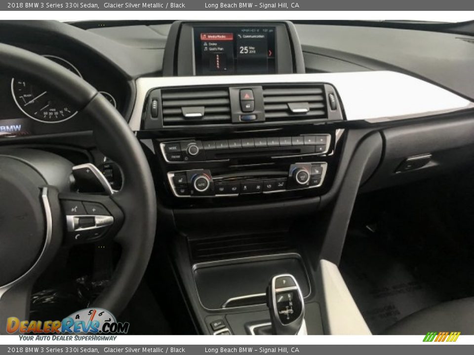 2018 BMW 3 Series 330i Sedan Glacier Silver Metallic / Black Photo #5
