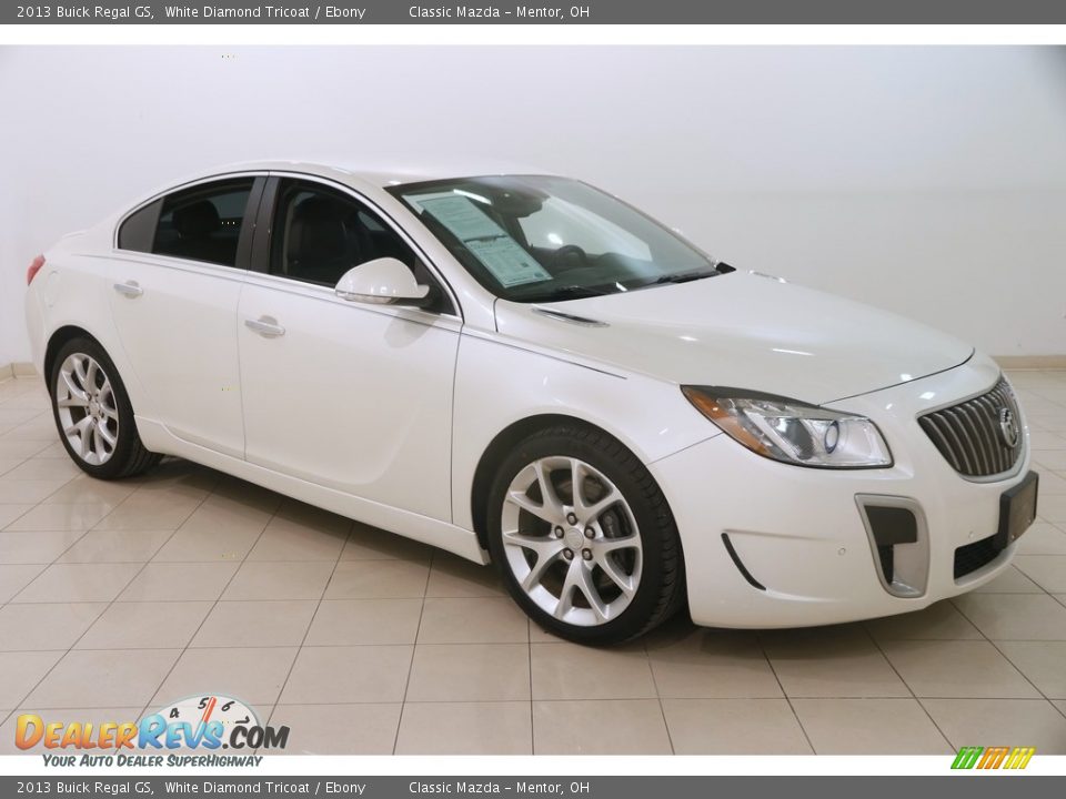 2013 Buick Regal GS White Diamond Tricoat / Ebony Photo #1