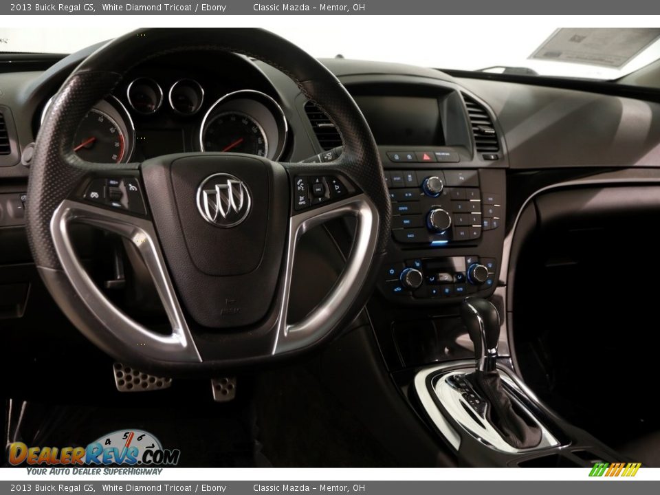 2013 Buick Regal GS White Diamond Tricoat / Ebony Photo #6