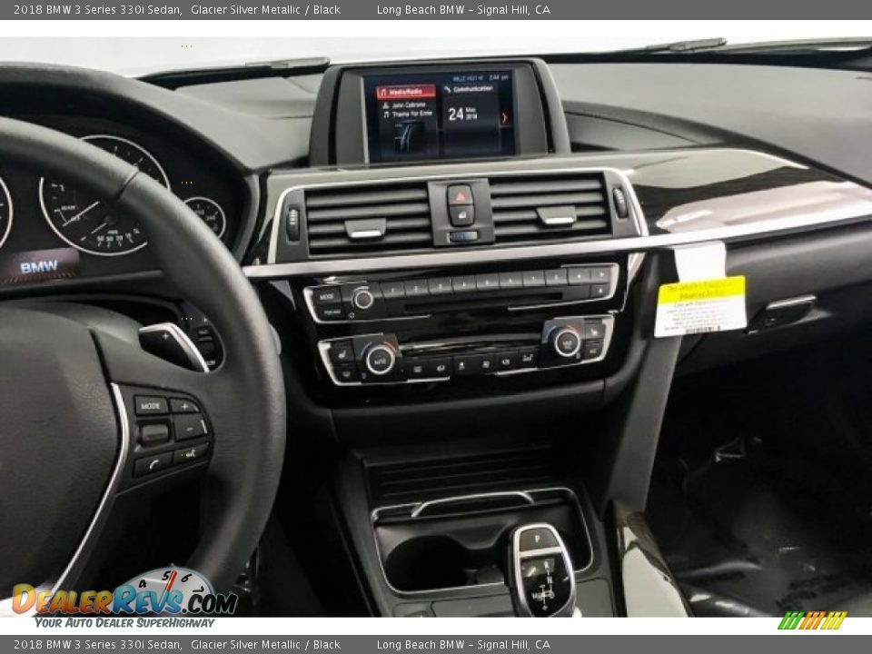 2018 BMW 3 Series 330i Sedan Glacier Silver Metallic / Black Photo #5