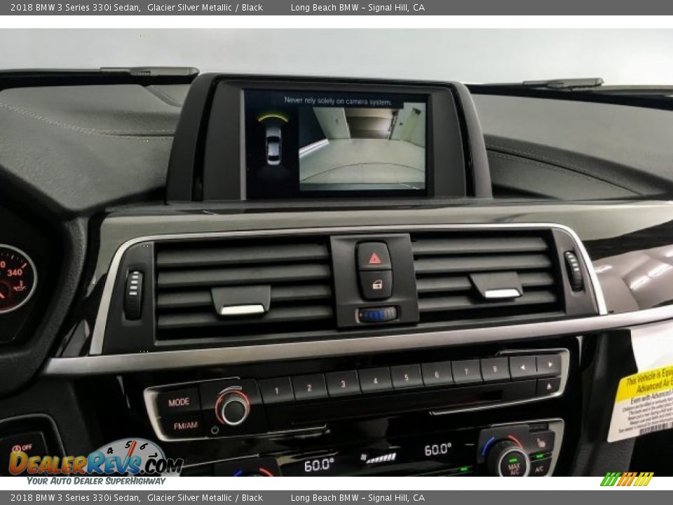 2018 BMW 3 Series 330i Sedan Glacier Silver Metallic / Black Photo #14