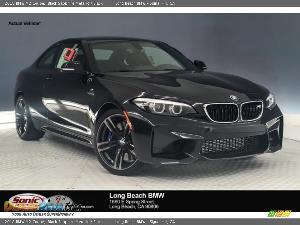 2018 BMW M2 Coupe Black Sapphire Metallic / Black Photo #1