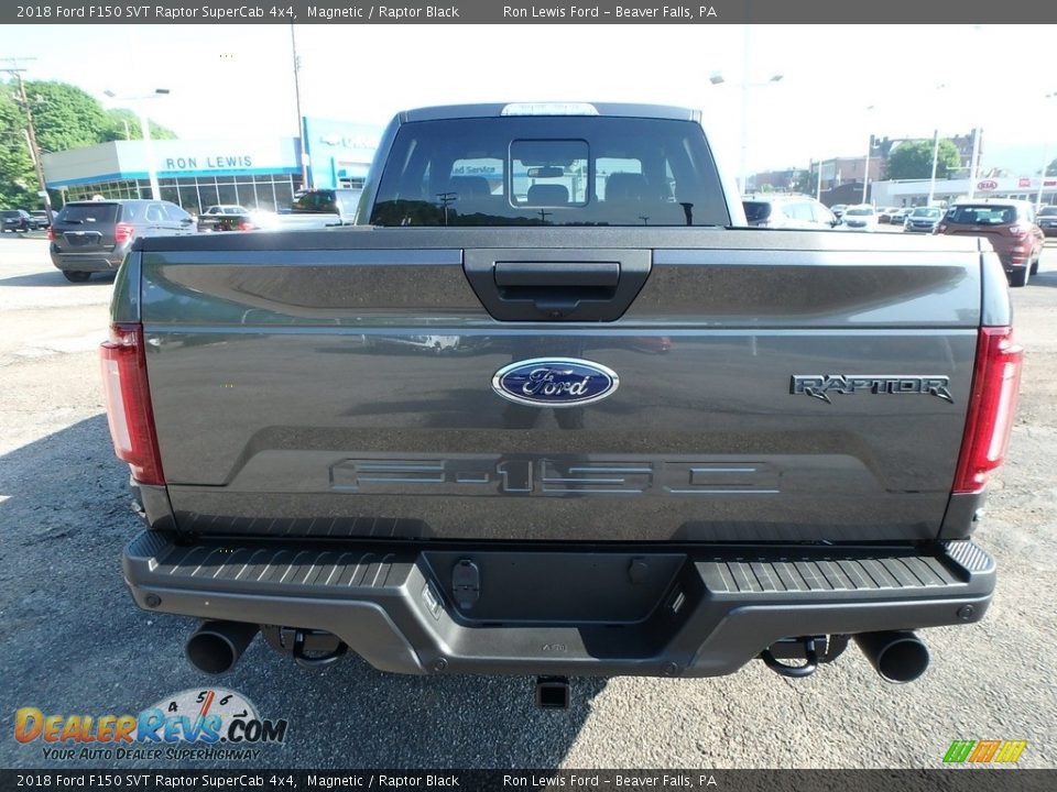 2018 Ford F150 SVT Raptor SuperCab 4x4 Magnetic / Raptor Black Photo #3