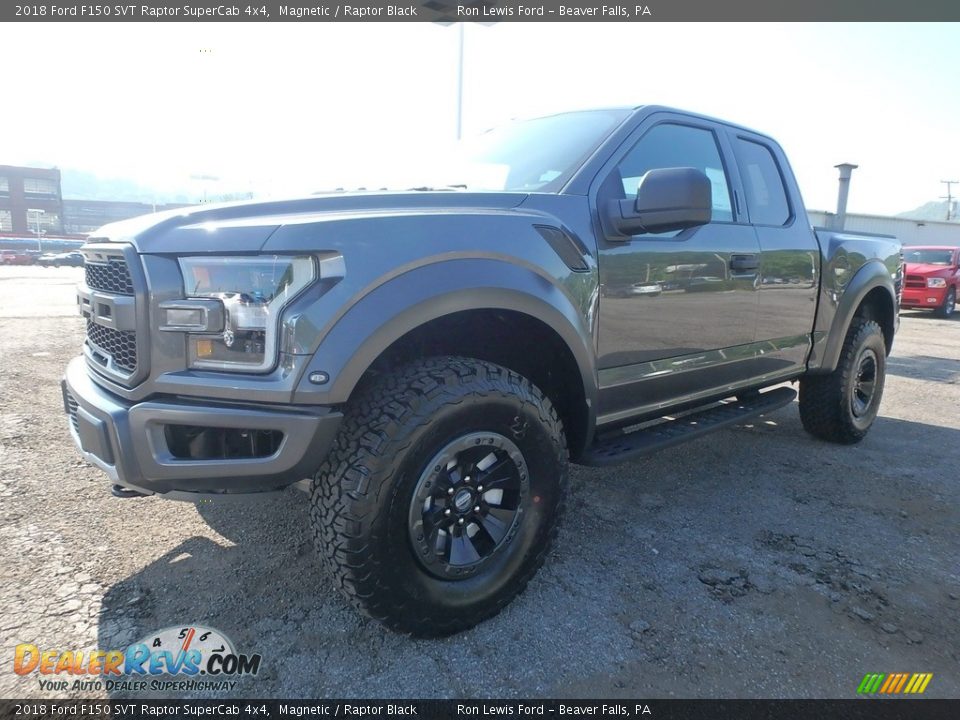 2018 Ford F150 SVT Raptor SuperCab 4x4 Magnetic / Raptor Black Photo #7