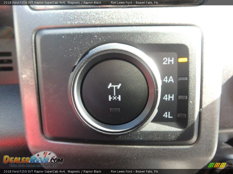 Controls of 2018 Ford F150 SVT Raptor SuperCab 4x4 Photo #17