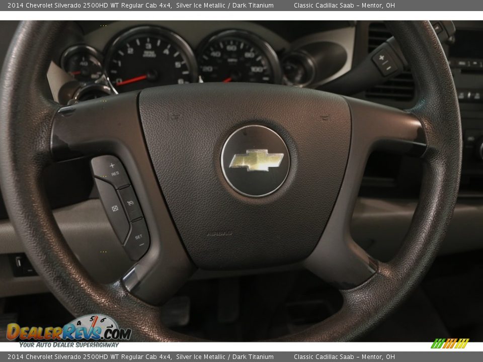 2014 Chevrolet Silverado 2500HD WT Regular Cab 4x4 Silver Ice Metallic / Dark Titanium Photo #6