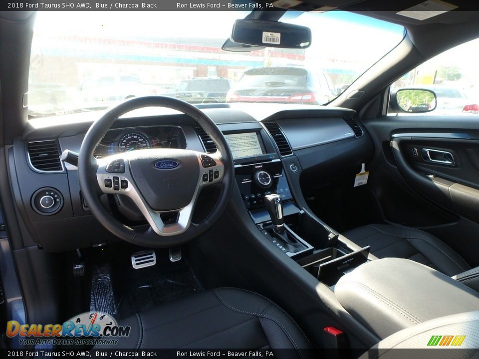 Charcoal Black Interior - 2018 Ford Taurus SHO AWD Photo #12