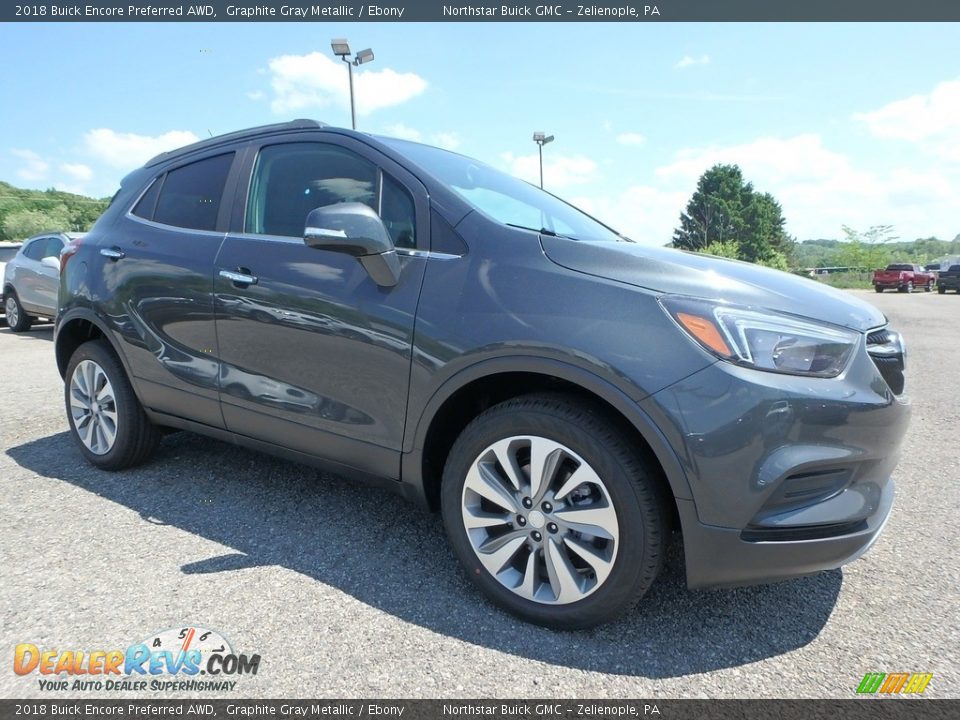 2018 Buick Encore Preferred AWD Graphite Gray Metallic / Ebony Photo #3