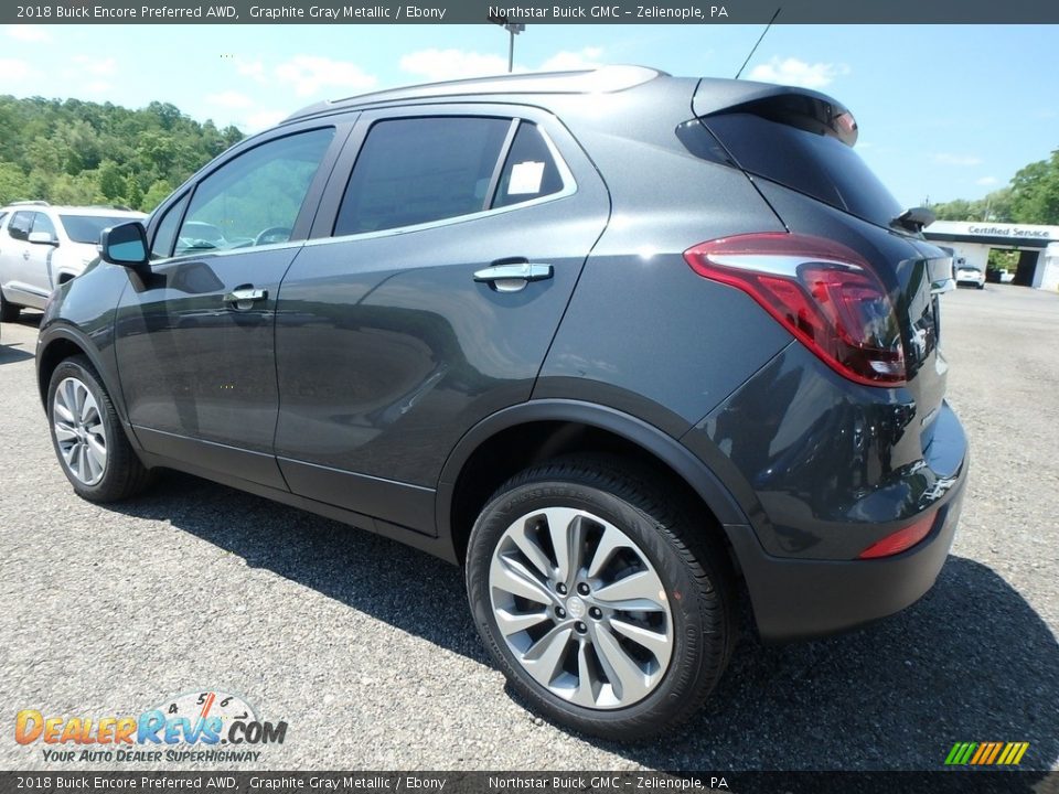 2018 Buick Encore Preferred AWD Graphite Gray Metallic / Ebony Photo #8