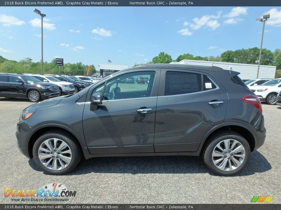 2018 Buick Encore Preferred AWD Graphite Gray Metallic / Ebony Photo #9