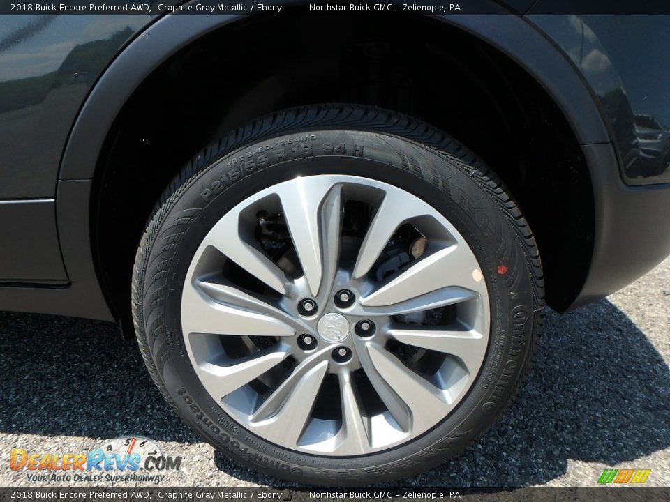 2018 Buick Encore Preferred AWD Graphite Gray Metallic / Ebony Photo #10