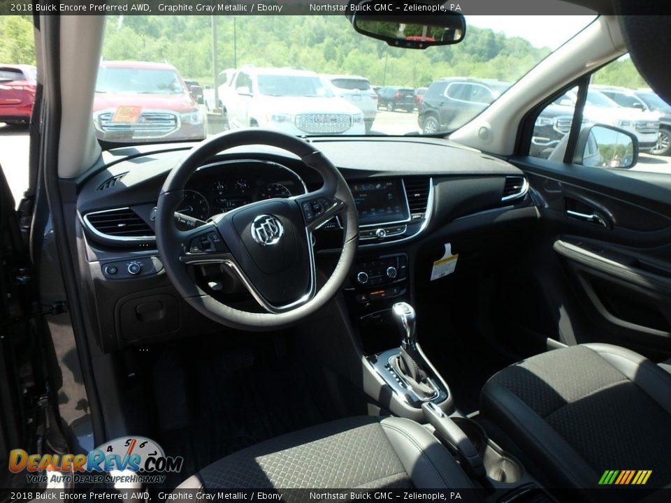 2018 Buick Encore Preferred AWD Graphite Gray Metallic / Ebony Photo #13
