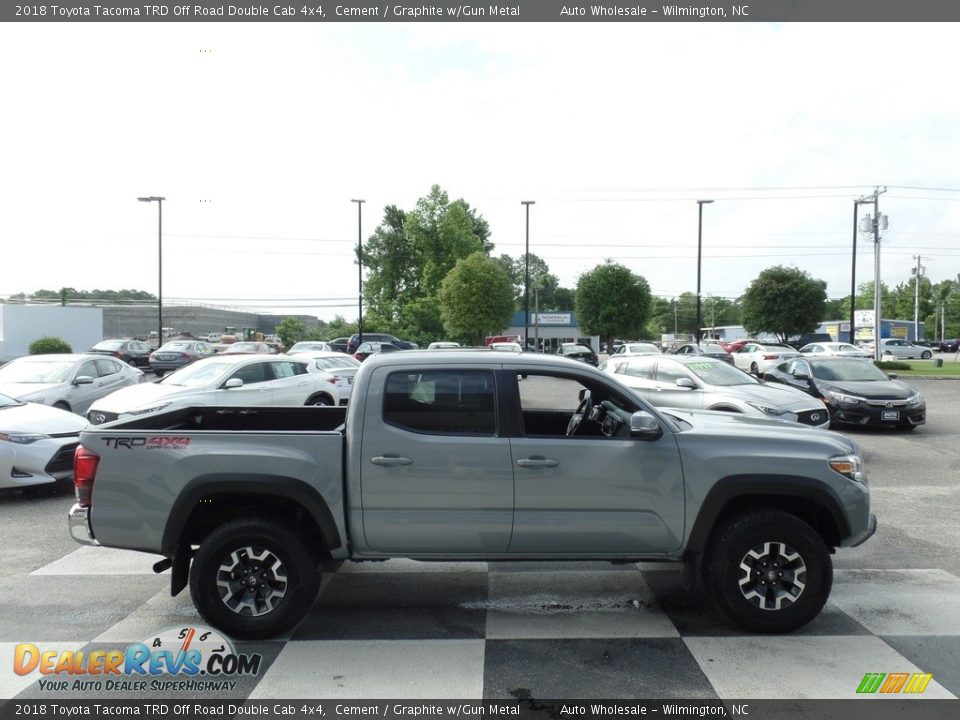 2018 Toyota Tacoma TRD Off Road Double Cab 4x4 Cement / Graphite w/Gun Metal Photo #3