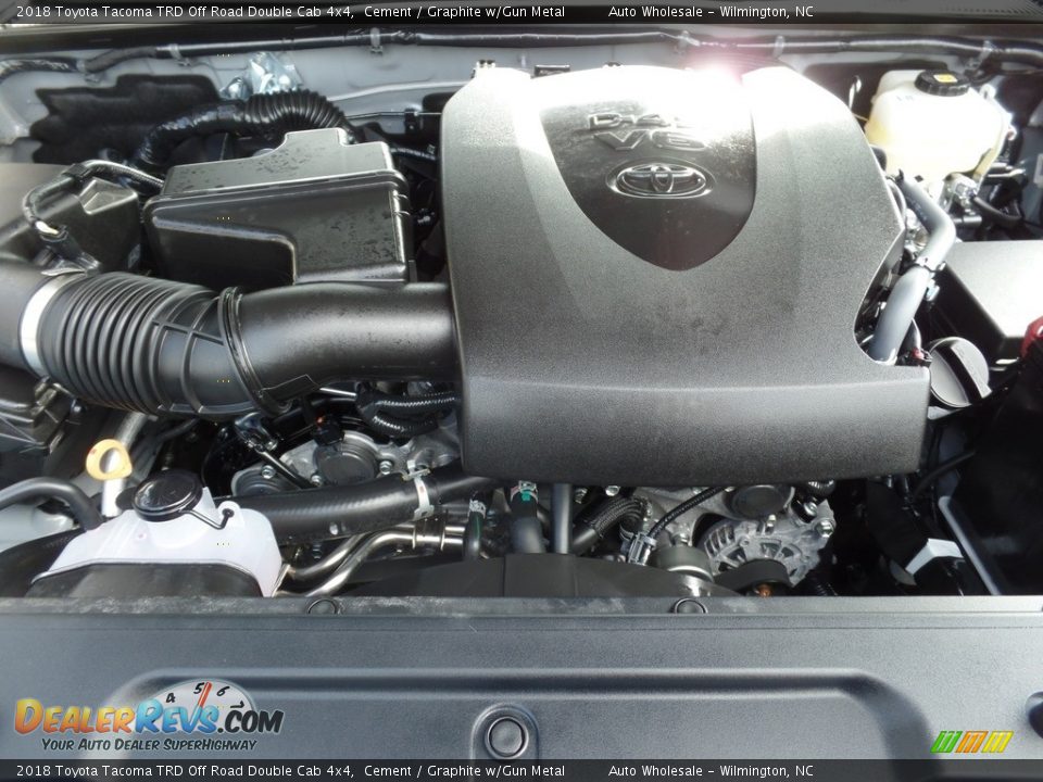 2018 Toyota Tacoma TRD Off Road Double Cab 4x4 Cement / Graphite w/Gun Metal Photo #6