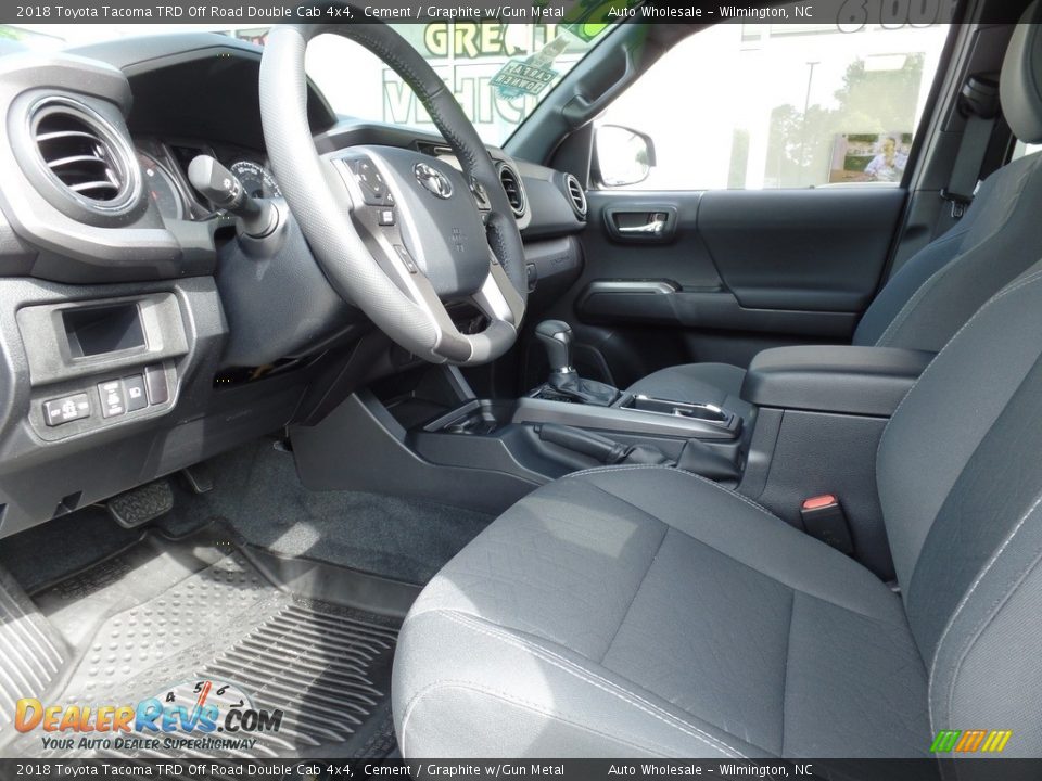 2018 Toyota Tacoma TRD Off Road Double Cab 4x4 Cement / Graphite w/Gun Metal Photo #10