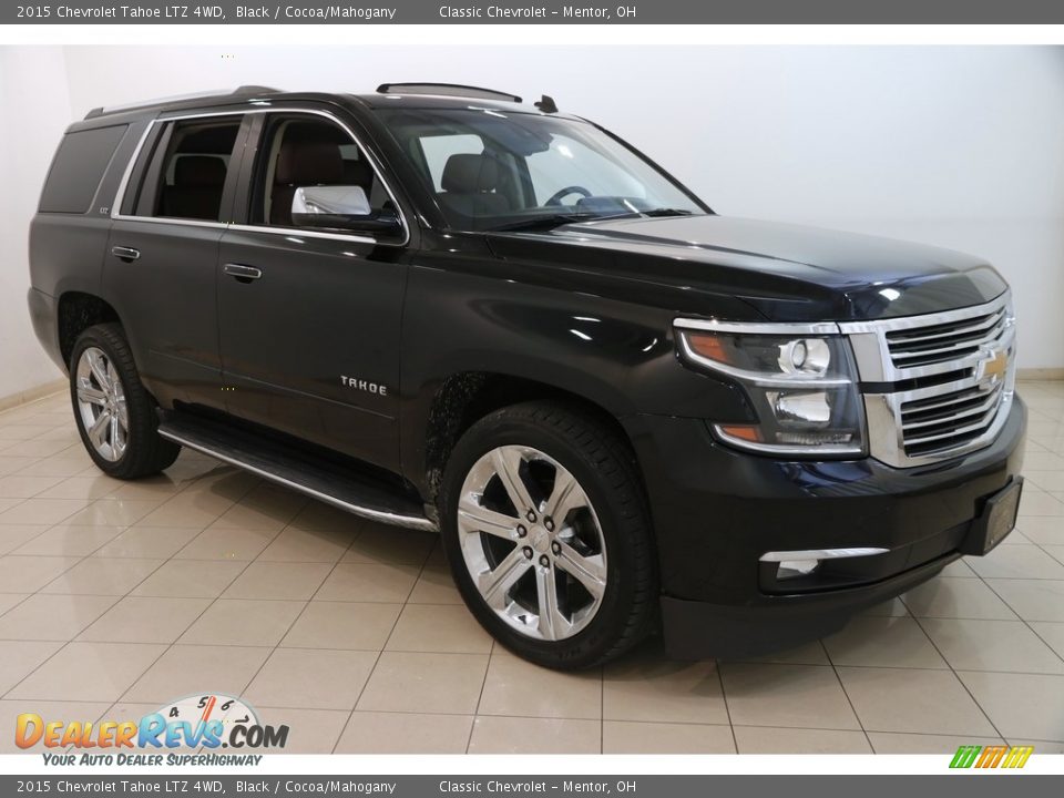 2015 Chevrolet Tahoe LTZ 4WD Black / Cocoa/Mahogany Photo #1