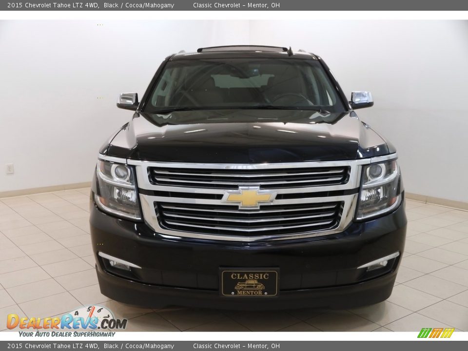 2015 Chevrolet Tahoe LTZ 4WD Black / Cocoa/Mahogany Photo #2