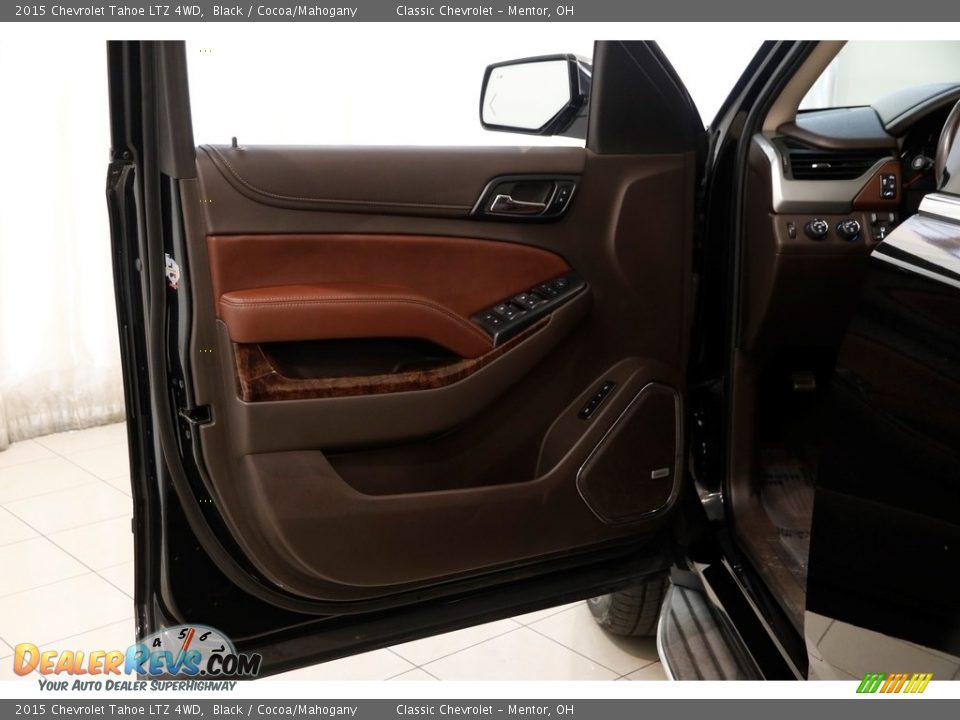 2015 Chevrolet Tahoe LTZ 4WD Black / Cocoa/Mahogany Photo #4