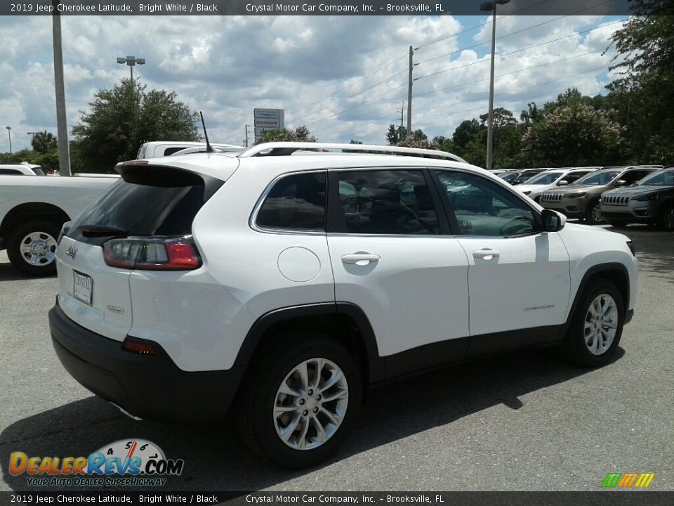 2019 Jeep Cherokee Latitude Bright White / Black Photo #5