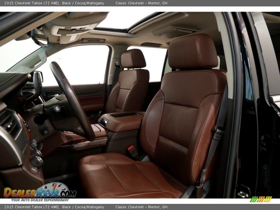2015 Chevrolet Tahoe LTZ 4WD Black / Cocoa/Mahogany Photo #6