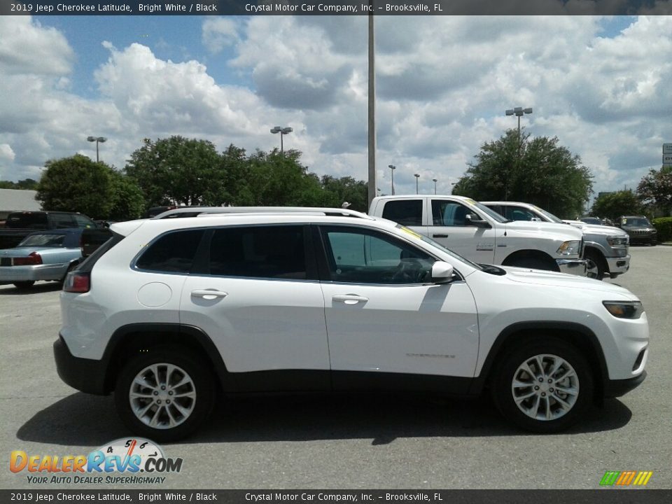 2019 Jeep Cherokee Latitude Bright White / Black Photo #6