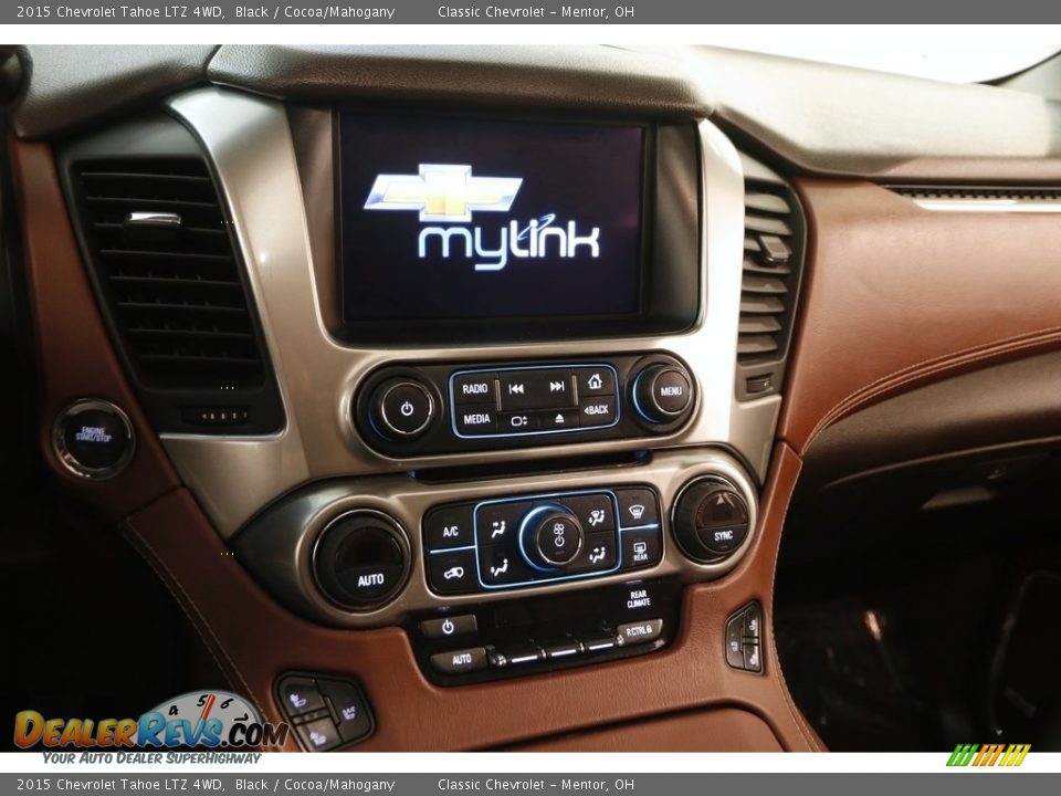 2015 Chevrolet Tahoe LTZ 4WD Black / Cocoa/Mahogany Photo #10