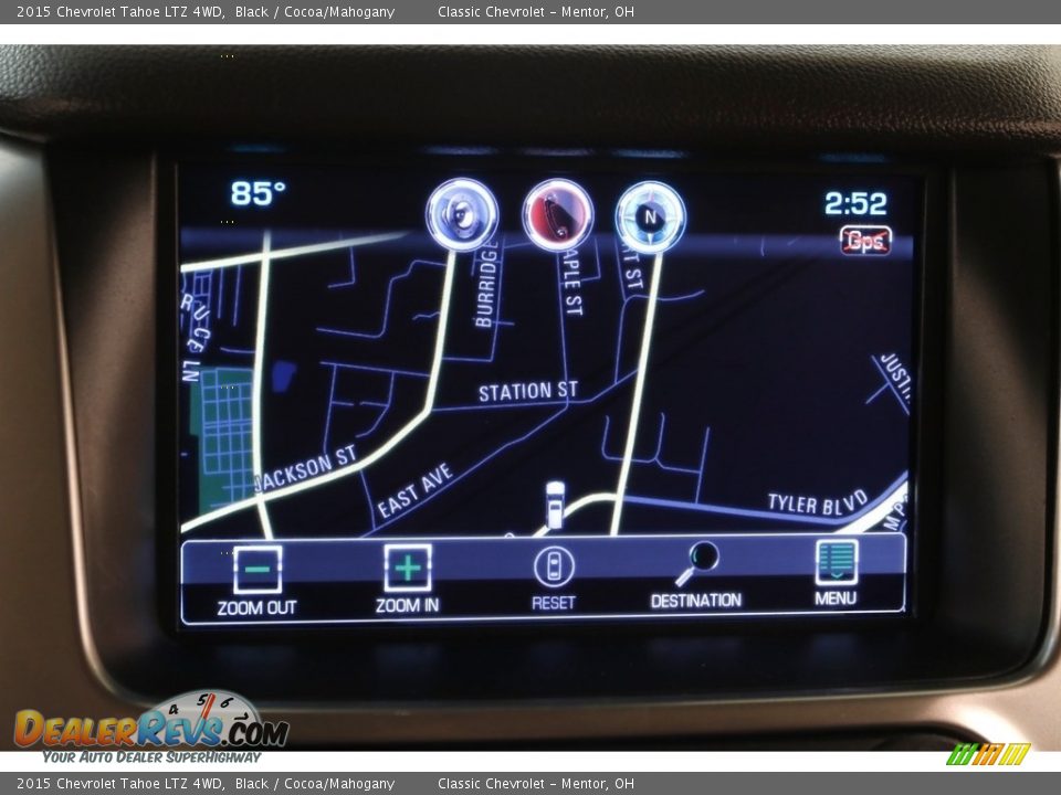 2015 Chevrolet Tahoe LTZ 4WD Black / Cocoa/Mahogany Photo #12