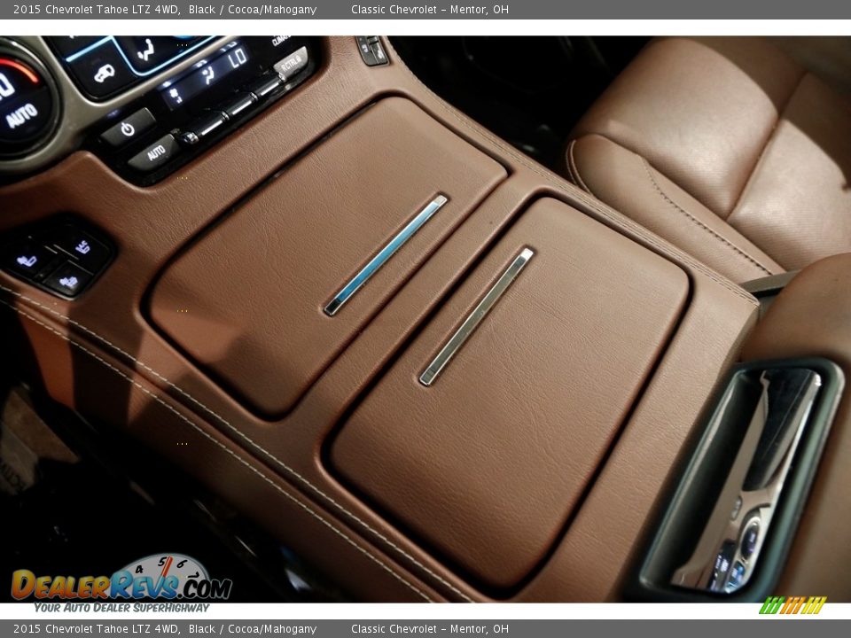 2015 Chevrolet Tahoe LTZ 4WD Black / Cocoa/Mahogany Photo #13