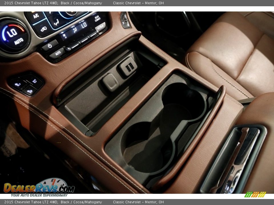 2015 Chevrolet Tahoe LTZ 4WD Black / Cocoa/Mahogany Photo #14