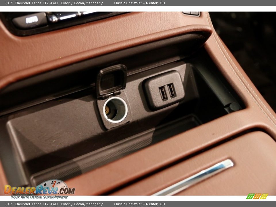2015 Chevrolet Tahoe LTZ 4WD Black / Cocoa/Mahogany Photo #15