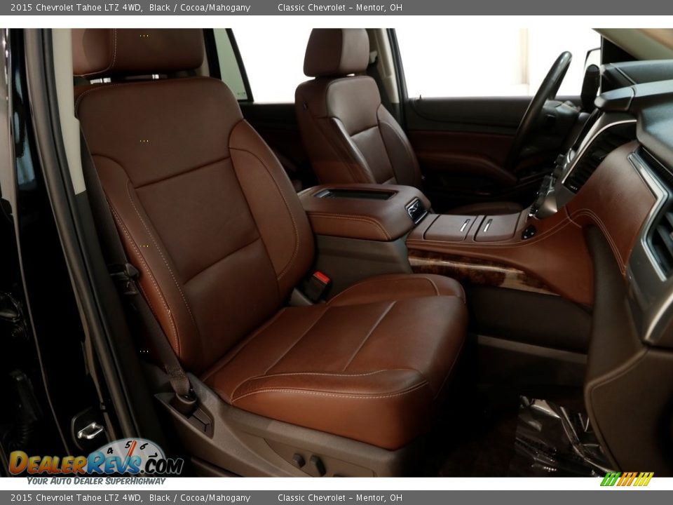 2015 Chevrolet Tahoe LTZ 4WD Black / Cocoa/Mahogany Photo #16