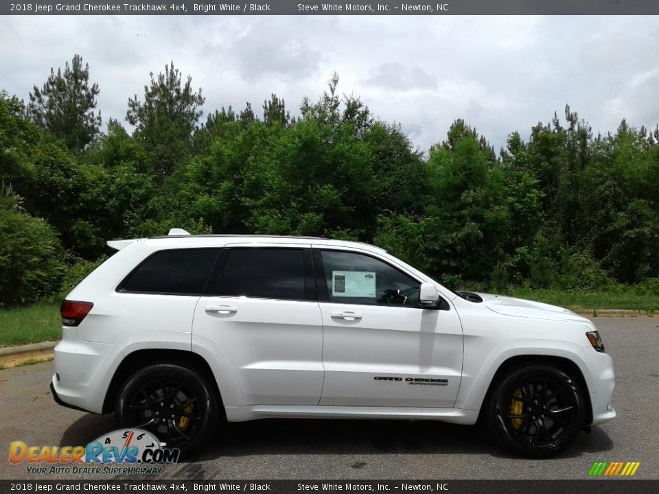 Bright White 2018 Jeep Grand Cherokee Trackhawk 4x4 Photo #5