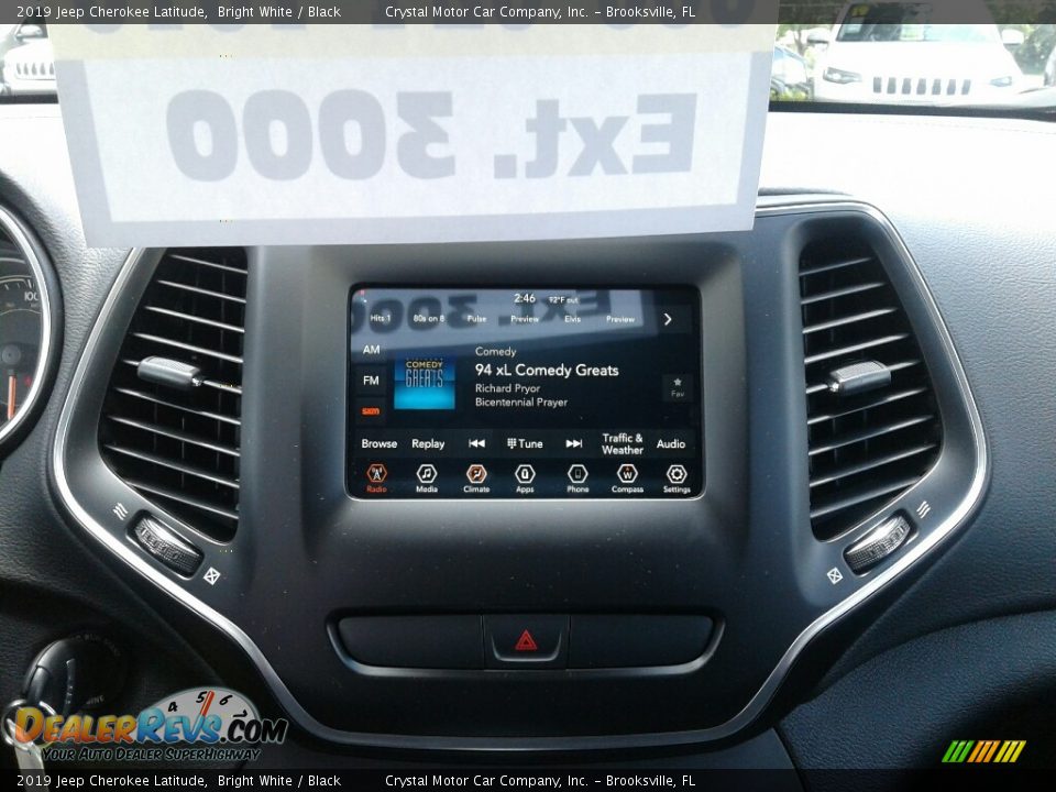 2019 Jeep Cherokee Latitude Bright White / Black Photo #15