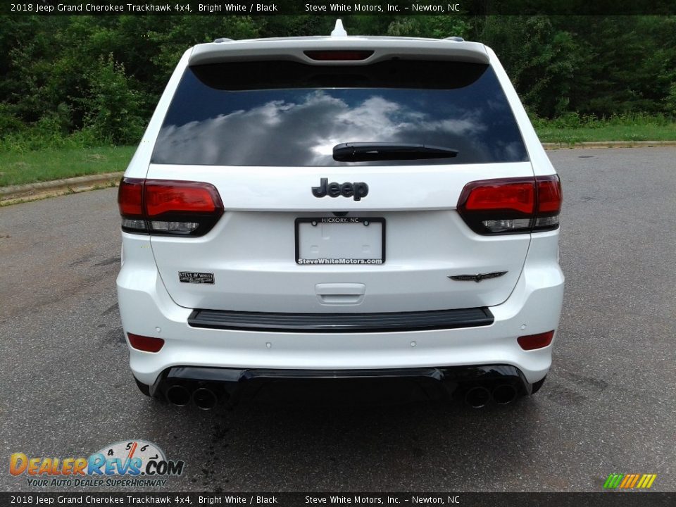 2018 Jeep Grand Cherokee Trackhawk 4x4 Bright White / Black Photo #7